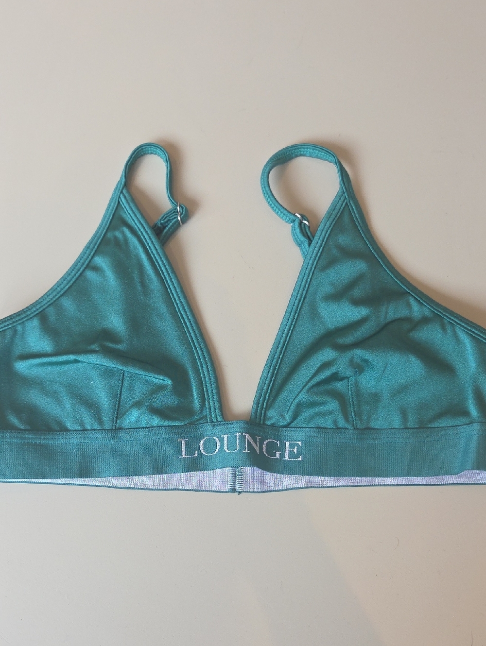 Lounge Teal Triangle Bralette